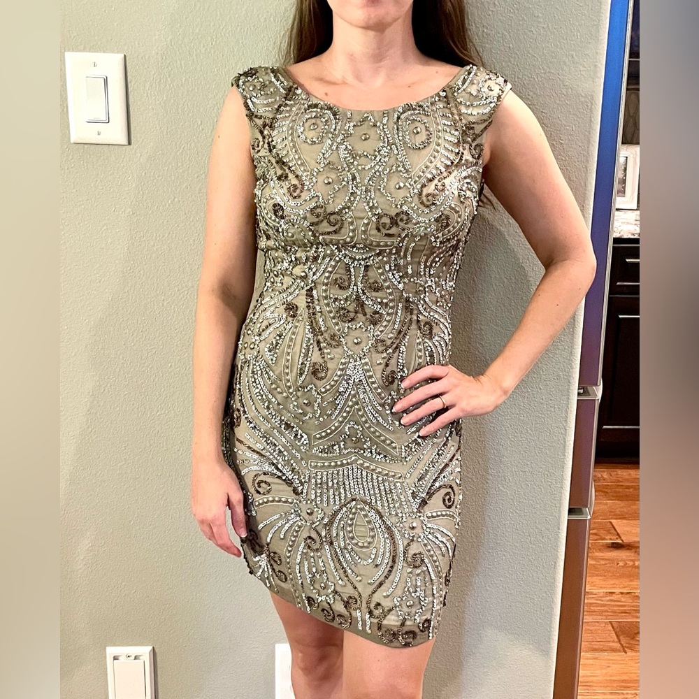 SHAIL K. Beaded Cocktail Dress